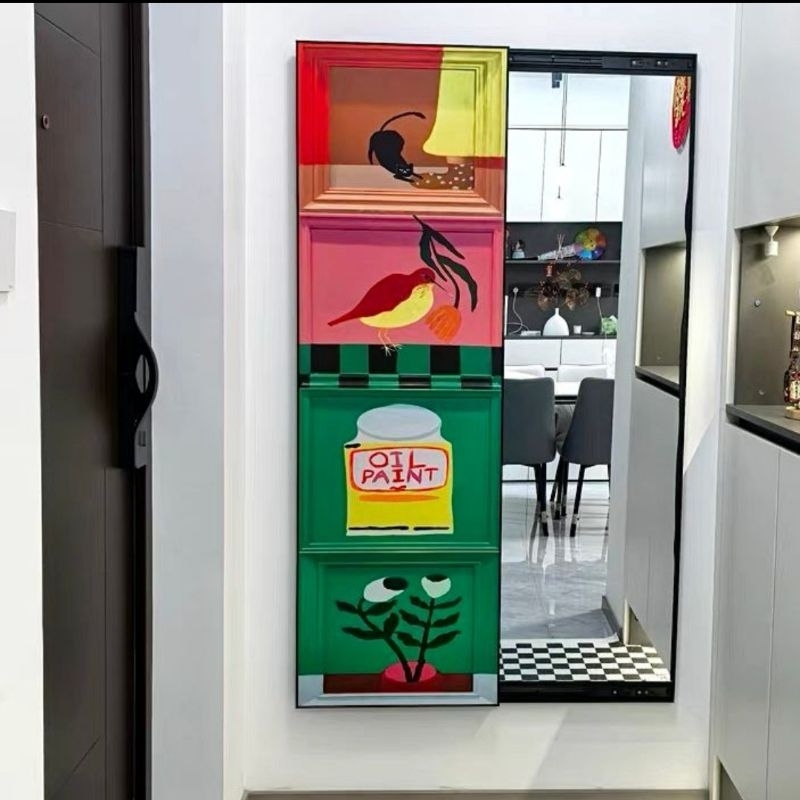 Cermin Badan Sliding Cermin Dinding Cermin Slide Cermin Aesthetic Cermin Wall Art Decor