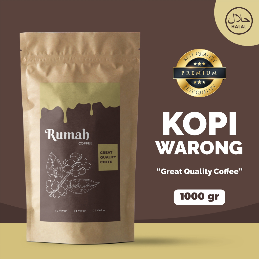 

Bubuk Kopi Waring Isi 1 Kg Rasa Mantap