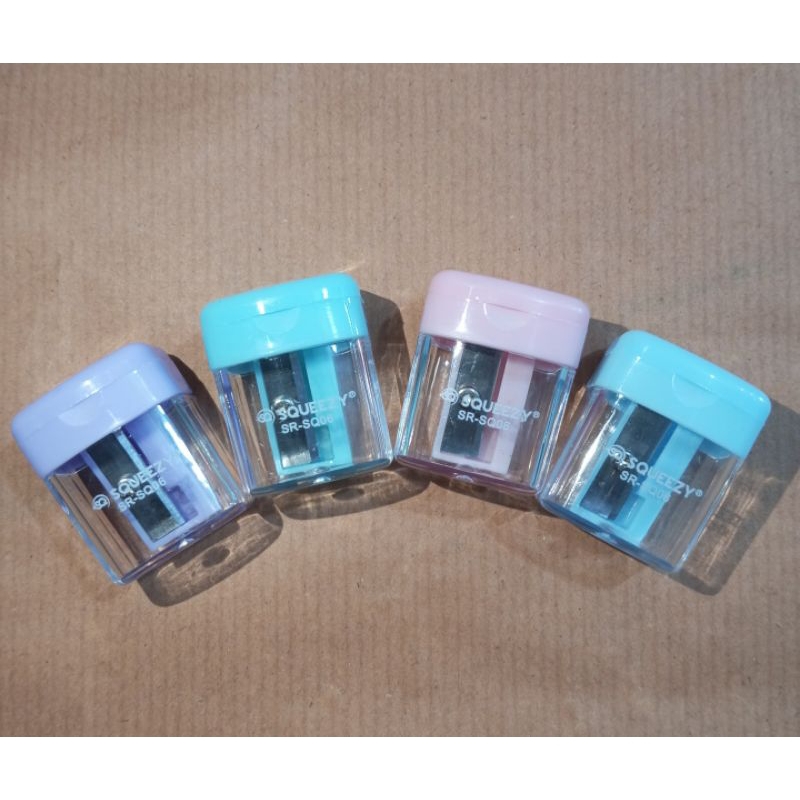 

Rautan Pensil Sharpener Pastel / Squeezy SR-SQ06