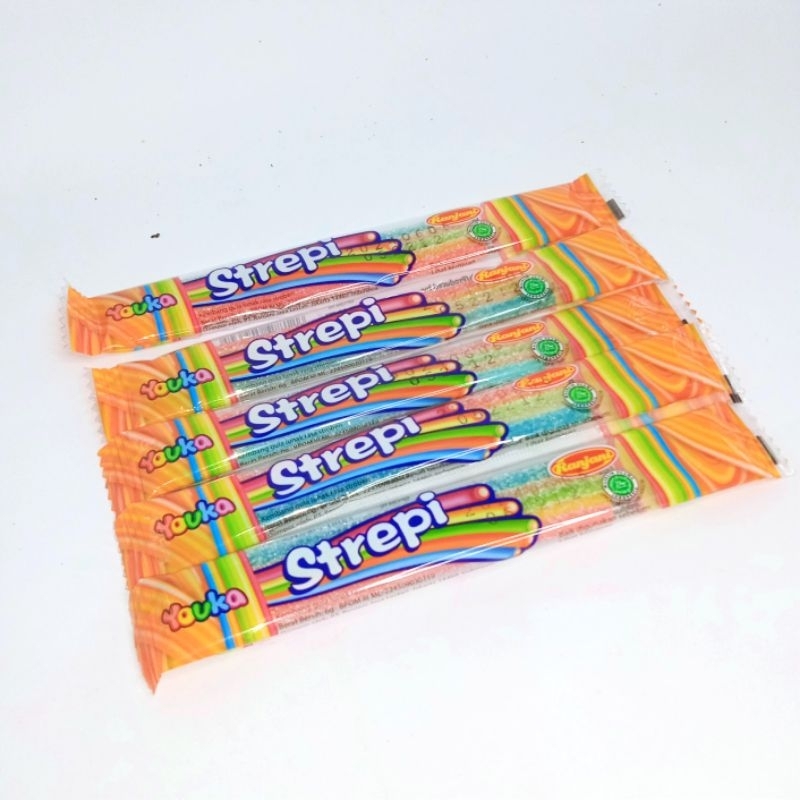 

YOUKA STREPI CANDY | Permen jeli pelangi viral [20pcs x 5gr]