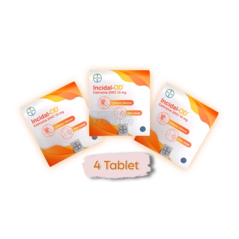 Incidal Isi 4 Tablet / Incidal