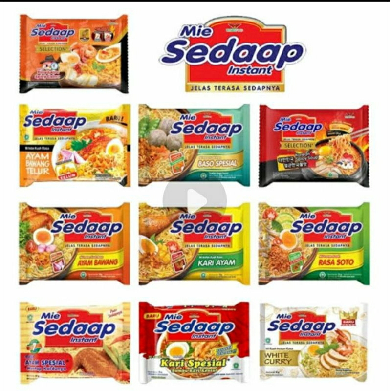 

Mie Sedap Kuah All Variant (Kari Ayam / Soto / Baso / Selection )