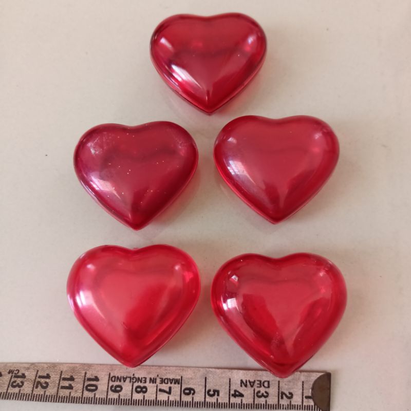 Tempat perhiasan wadah perhiasan wadah emas kalung gelang cincin anting giwang hati love heart Bulat