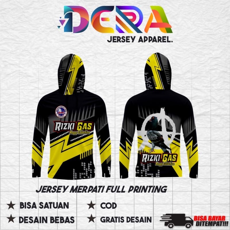 Jersey Merpati Jersey Dara Costum Desain