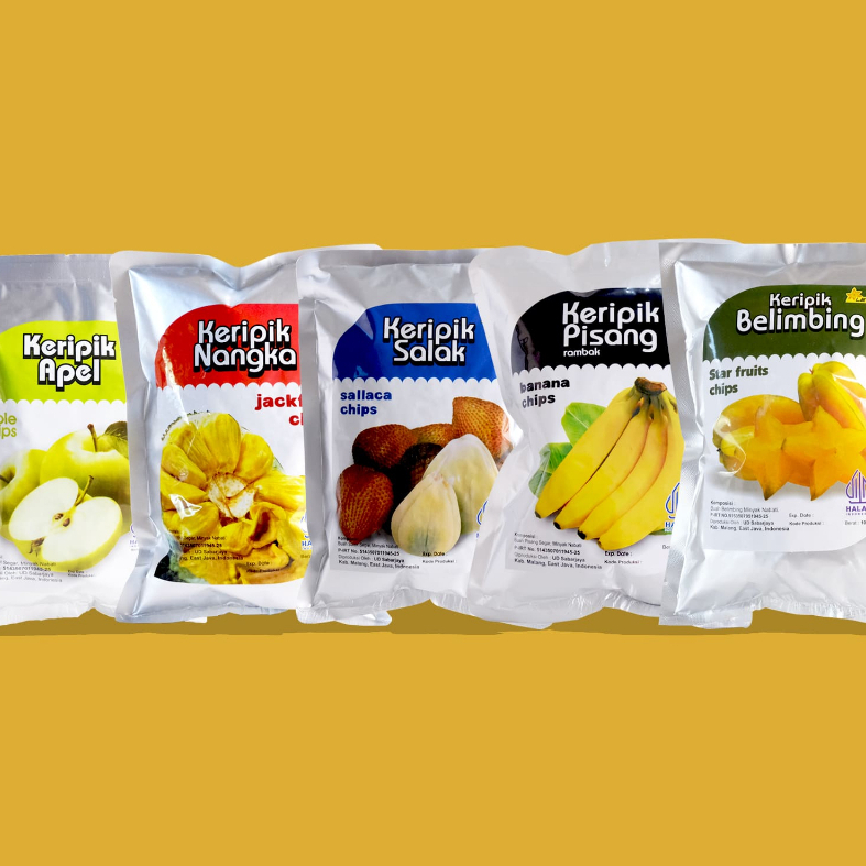 

KERIPIK BUAH LEVINA 100GR - NANGKA APEL SALAK MANGGA NANAS PISANG BAKSO KELAPA RAMBUTAN TAPE