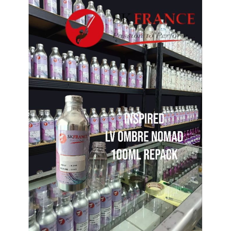 Bibit Parfume Lv Ombre Nomad By Sk france Repack 100ml