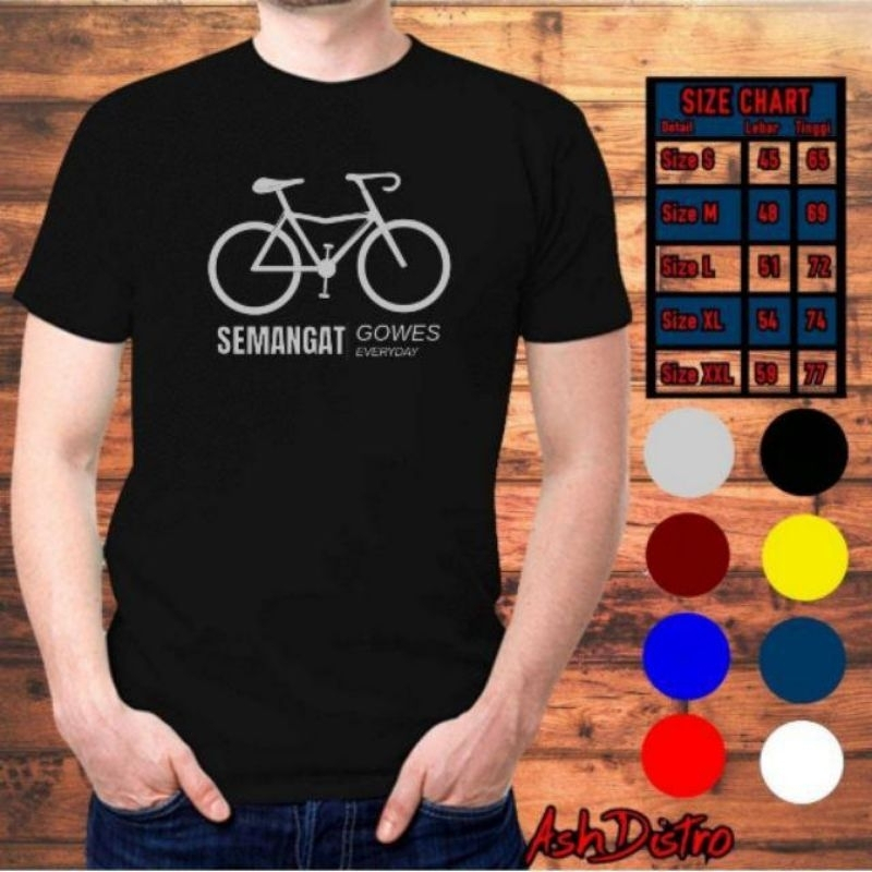 Kaos sepeda gowes / sepeda united / baju sepeda pria