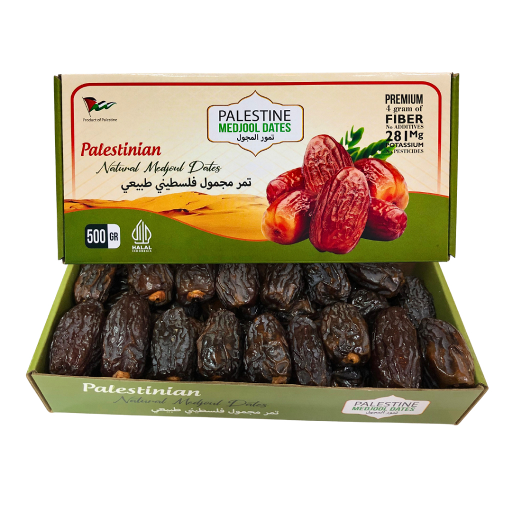 

Kurma Medjool Dates Palestine Impor Fresh 500gr - 100% Natural Quality / kurma medjool premium jumbo