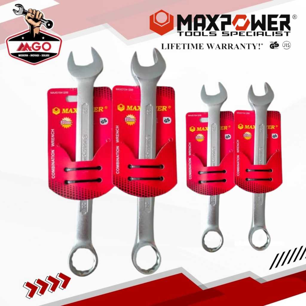 MAXPOWER Kunci Ring Pas / Ring Pas (6mm - 27mm)