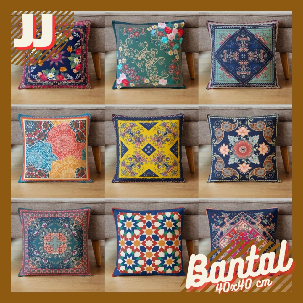 BANTAL SOFA PRINT MOTIF TURKISH TURKEY BOHEMIAN MAROKO MOROCCO 40X40 CM