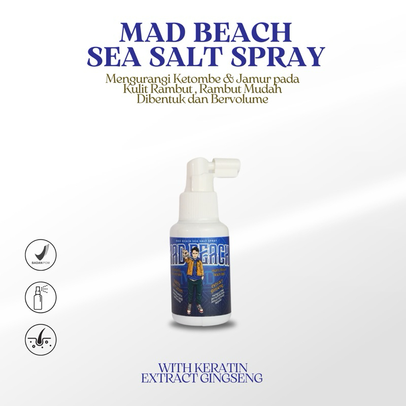 mad beach sea salt 60ml anti ketombe