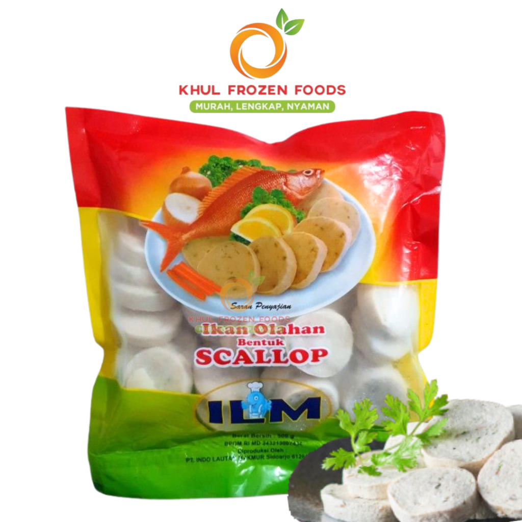 

ILM Ikan Olahan Bentuk Scallop 500Gr