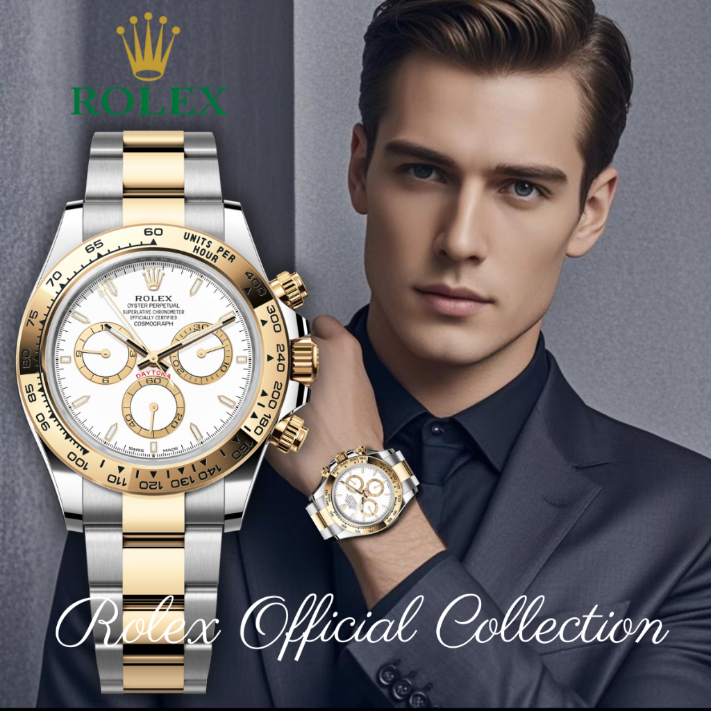 【Garansi Seumur Hidup】100% Original Jam tangan Rolex pria  Cosmograph Daytona watch Swiss Tahan Air 