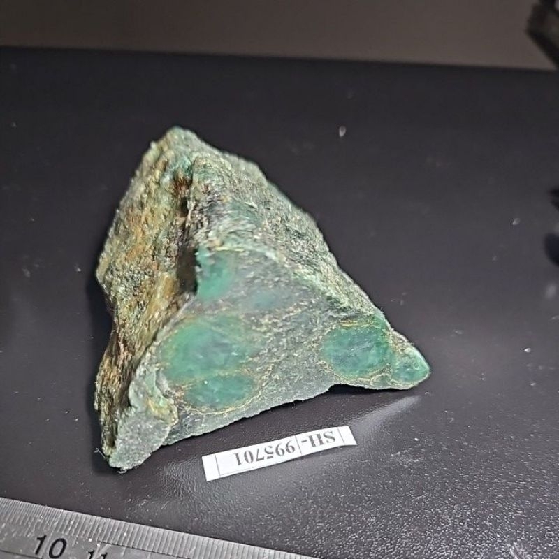 EMERALD ROUGH HQ Batu Asli