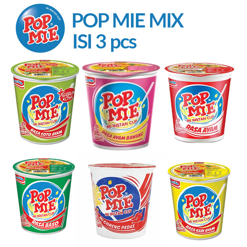 

Pop Mie | Pop Mie isi 3 | Pop Mie 75 gr