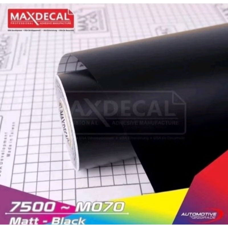 Skotlet MAXDECAL 7500 -  Hitam Doff/sticker maxdecal hitam doff