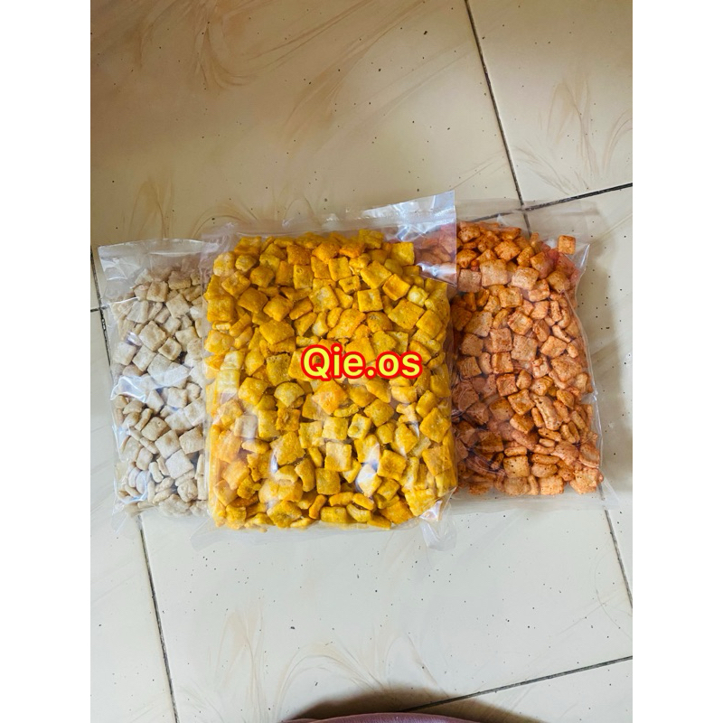 

kerupuk tahu rambah tahu rasa pedas ori jagung manis 200 gram