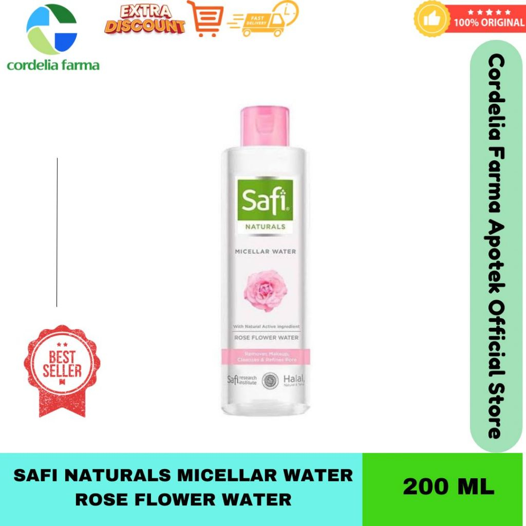 Safi Naturals Micellar Water Rose Flower
