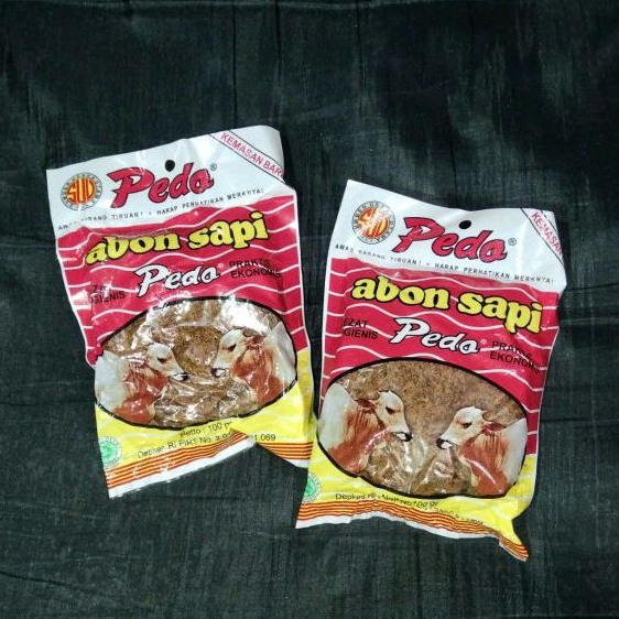 

Pedo Abon Sapi Sachet Enak (100g) Asli