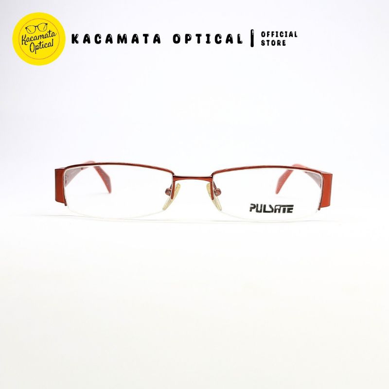 KACAMATA OPTICAL - Frame KMO8200 Hall Frame Merah Besi Plastik