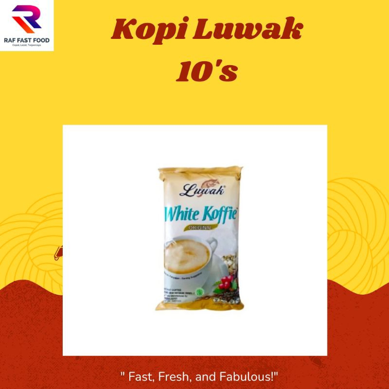 

Depot Kuliner - Kopi Luwak 10 Saset White Coffie Original