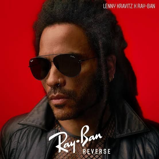 Kacamata Rayban Original Sunglass / Sunglasses Aviator Reverse Lenny Kravitz Capsule Collection RBR0
