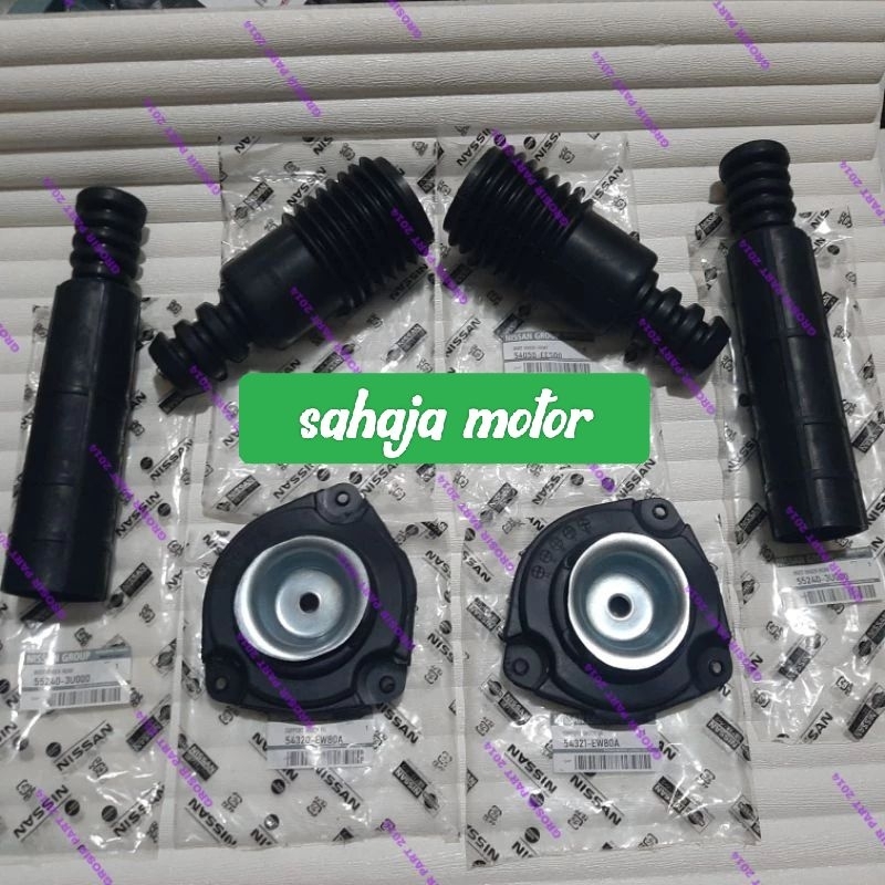 KARET SHOCK SUPPORT DEPAN+BOOT SHOCK+KARET SUPPORT BELAKANG 6PCS