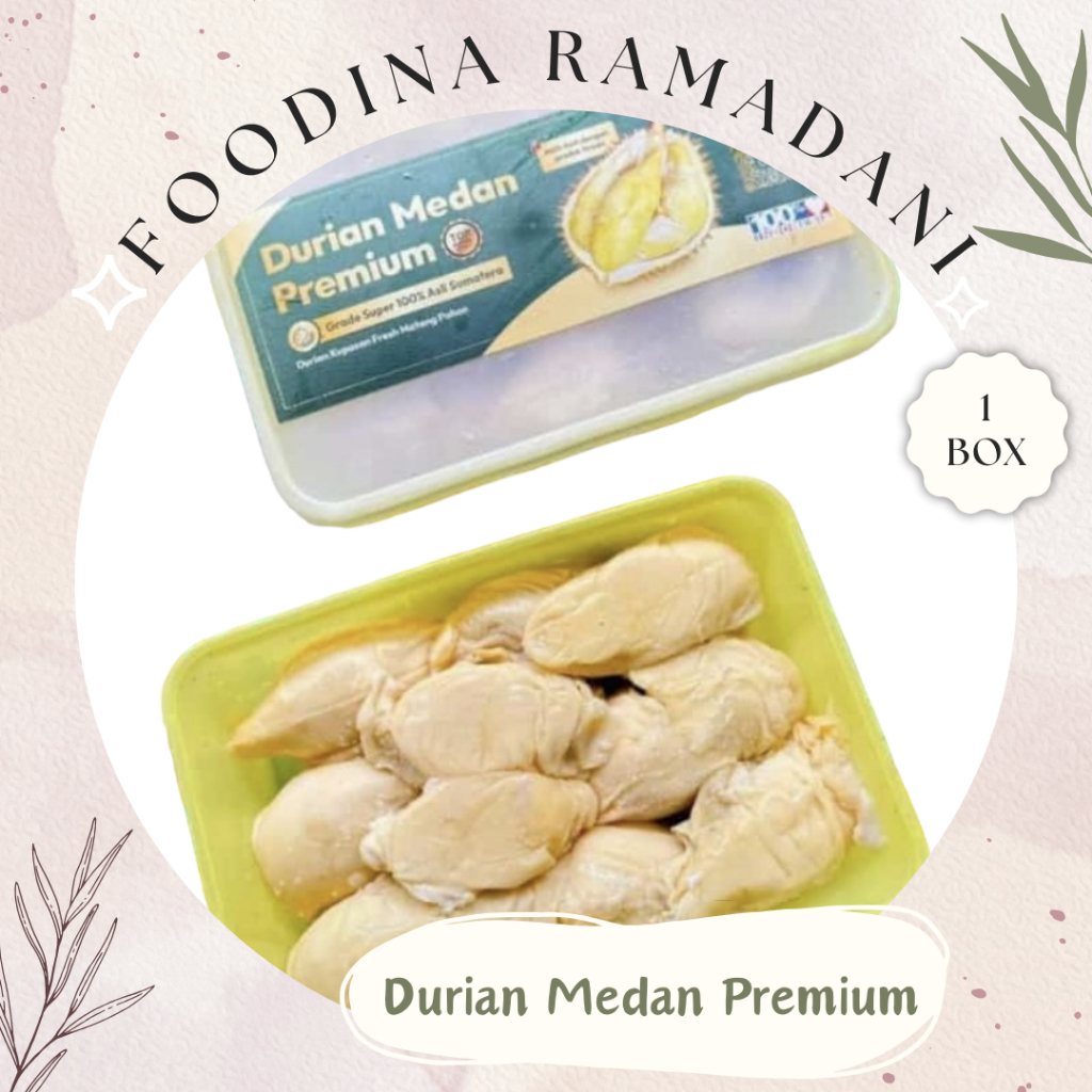 

DURIEN MEDAN Kupasan Premium - Durian Fruit Fresh [ Size 500gr ] Harga Per BOX