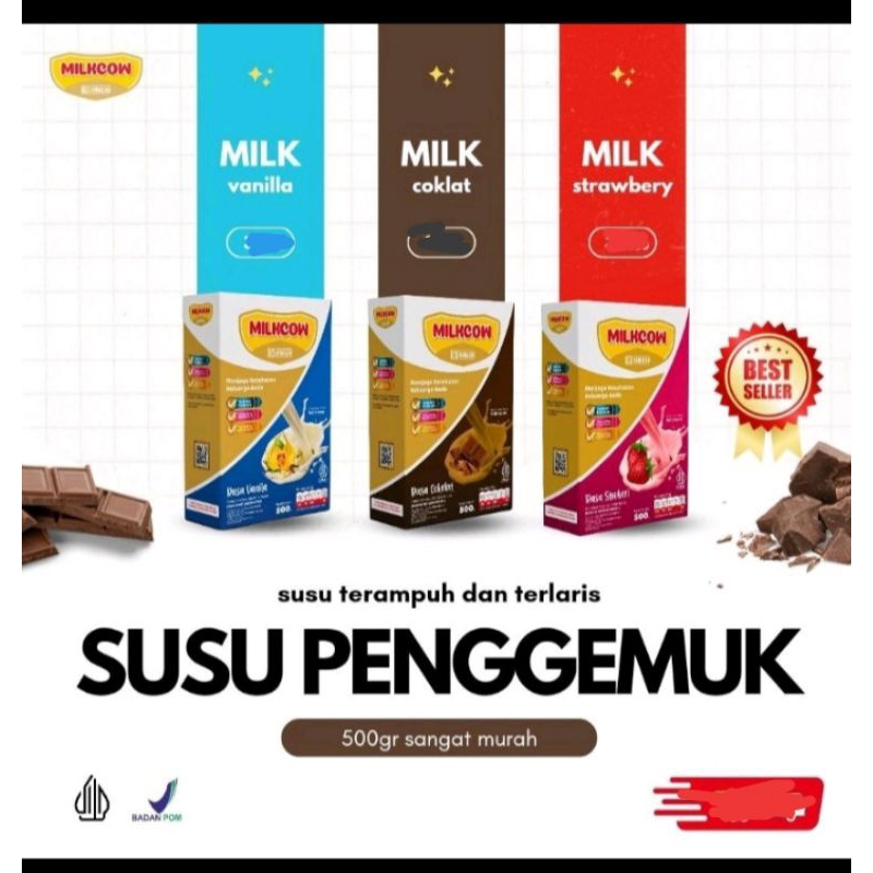 

SUSU GEMUK TERAMPUH MILKCOW 500 G SUSU FULL CREAM