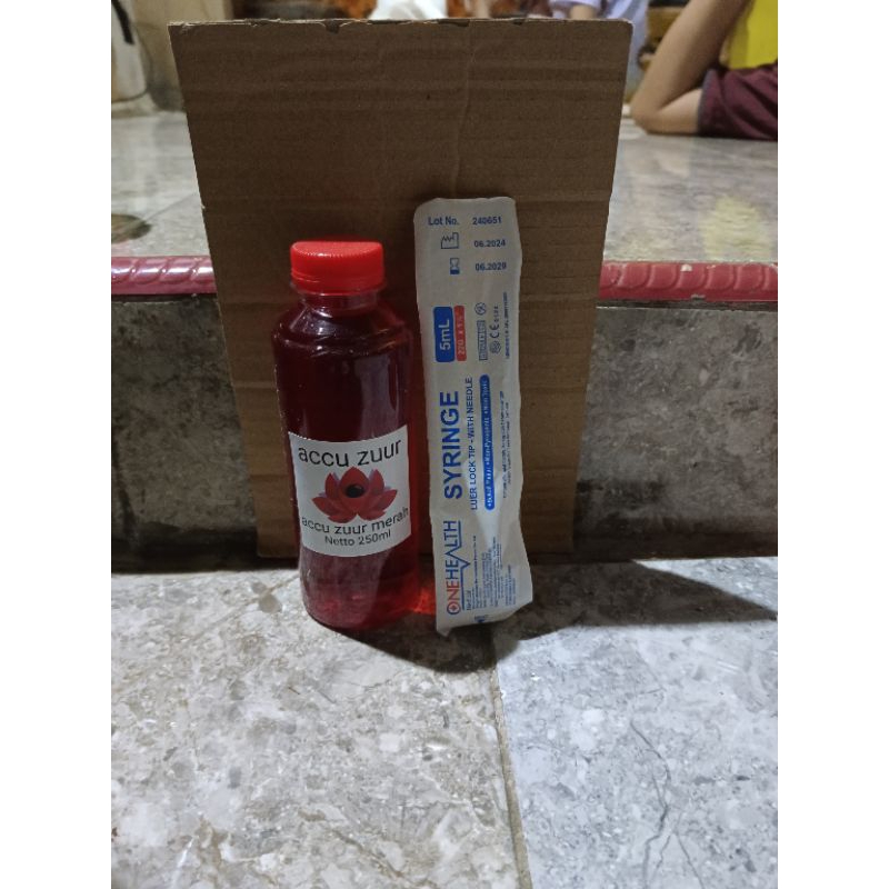 air aki merah buat aki kering yang drop dan lemah
