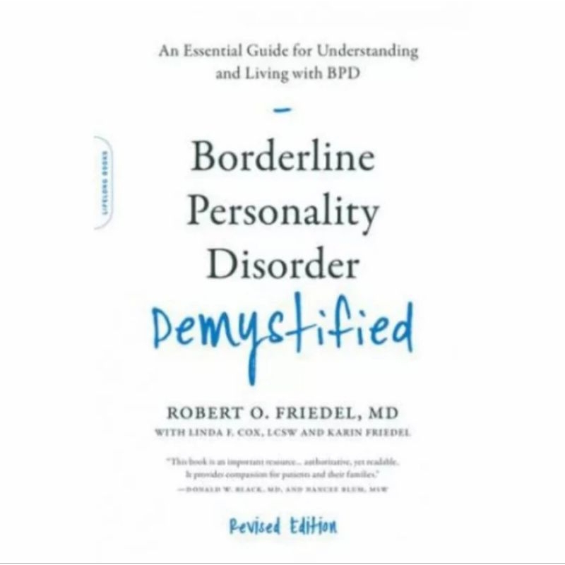 

BUKU BORDERLINE PERSONALITY DISORDER DEMYSTIFIED