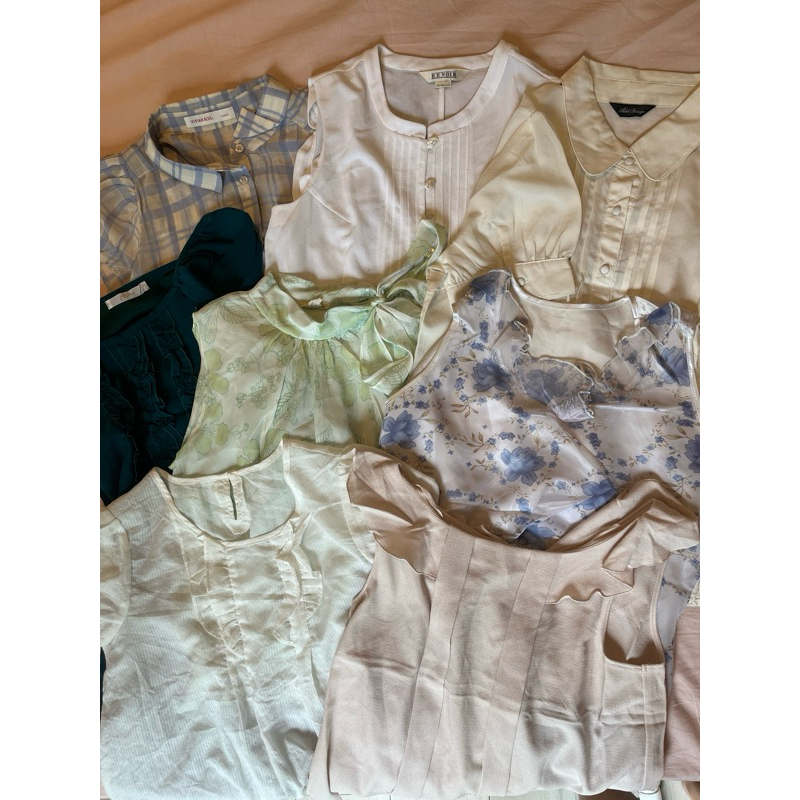 ˚⋆𐙚 Blouse, Atasan, Kemeja, Tank Top, Skirt, Dress Thrift Preloved | coquette y2k girly soft shoujoa