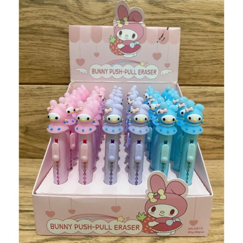

Penghapus Tarik / Push Pull karakter Bunny