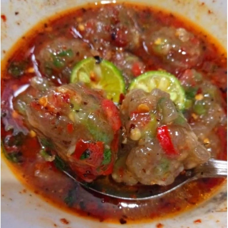 

Baso Aci tulang rangu dengan bumbu