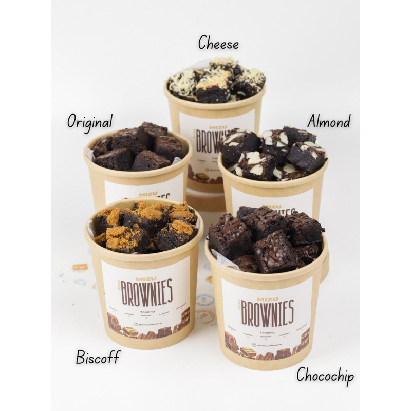 

Fudgy Brownies Bites Cup