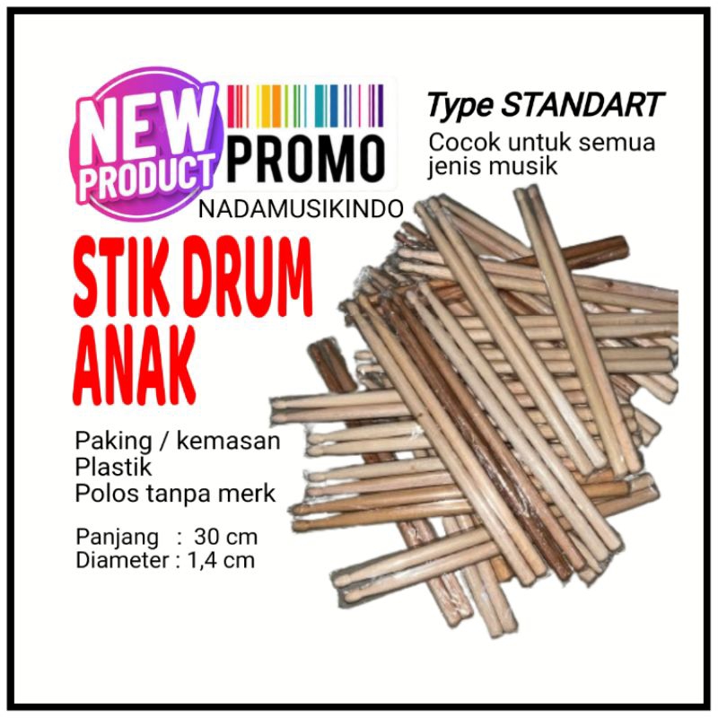 STIK DRUM SEPASANG ANAK STICK TK SD DRUM BAND