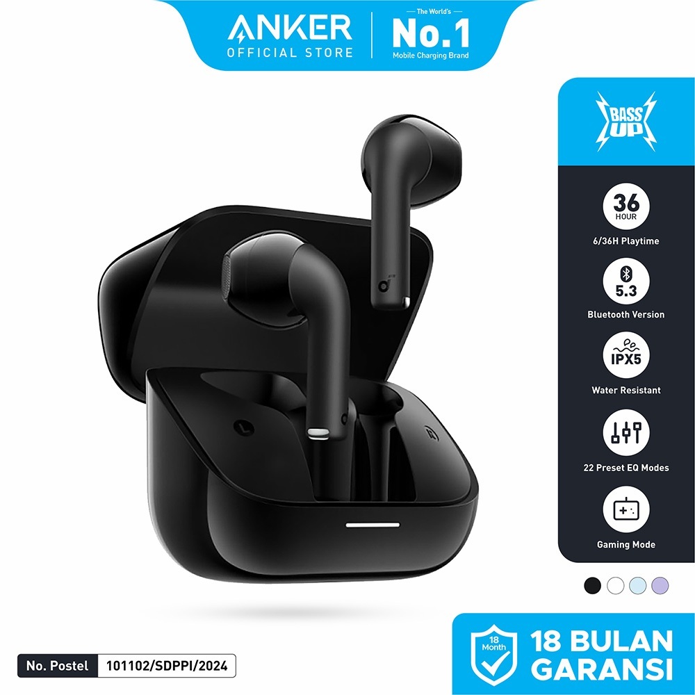 Soundcore K20i Earbuds Bluetooth 5.3 Earphones 36 PlayTime Bluetooth 13mm Drivers Game Mode TWS - A3