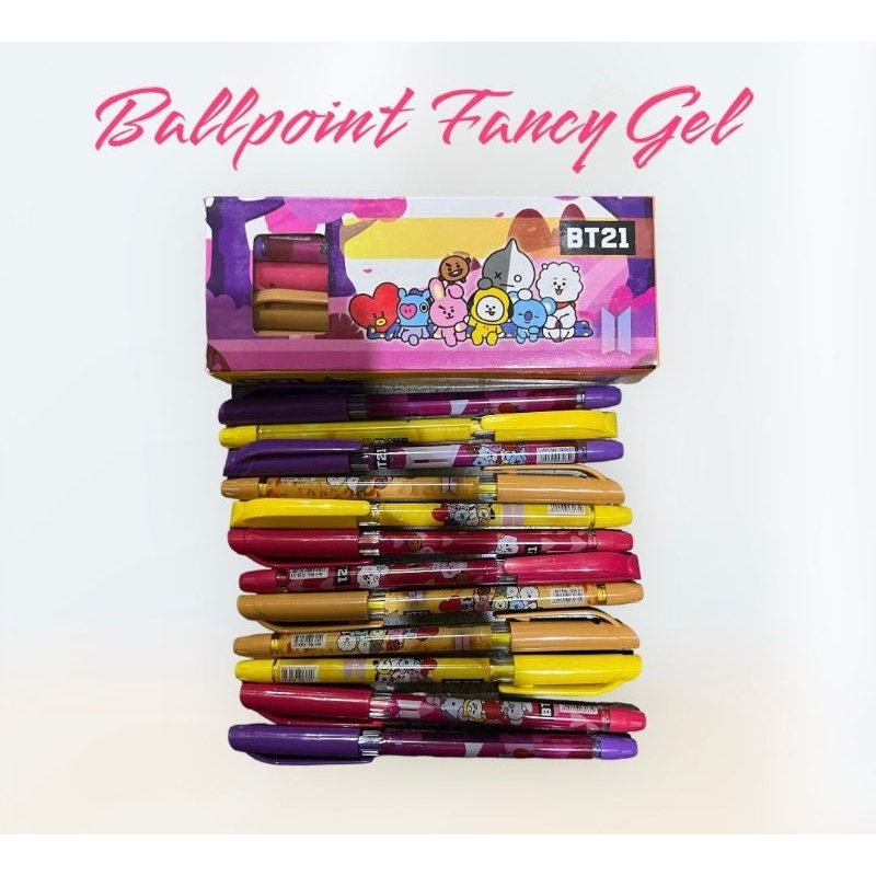 

bolpen gel fancy / hrga per dzn