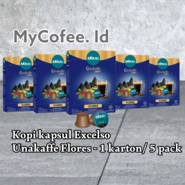 

Kopi Excelso Unakaffe Kapsul Flores- 5pack