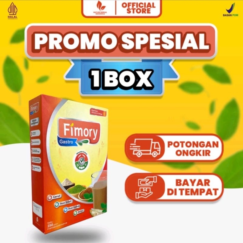 

FIMORY 250gr Minuman Sehat Nutrasetikal Untuk Mengatasi Asam Lambung | Bisa COD