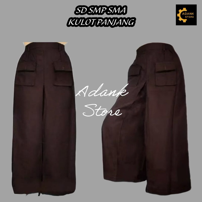 Kulot Panjang SD SMP SMA Rok Celana Kulot Pramuka Perempuan Rapillo