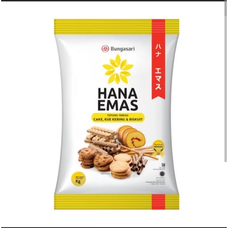 

Tepung terigu Hana emas 1kg
