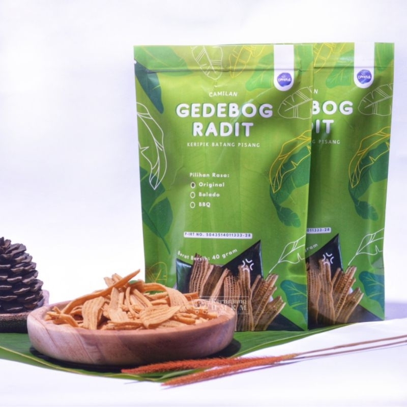 

Keripik Gedebog Radit // Keripik Gedebog (Batang) Pisang | 40gr