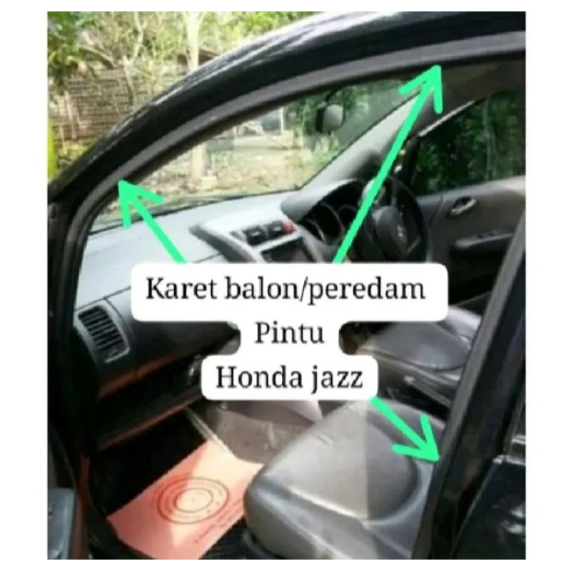 KARET BALON/PEREDAM PINTU HONDA JAZZ THN 2005-2017 ORIGINAL