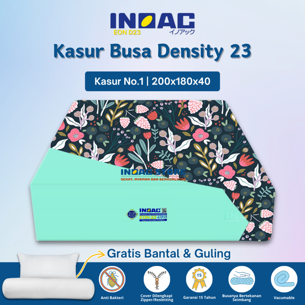 (200x180x40) Kasur BUSA INOAC Original No 1 Tebal 40 cm Garansi 20 Tahun Asli Murah - Inoac Store