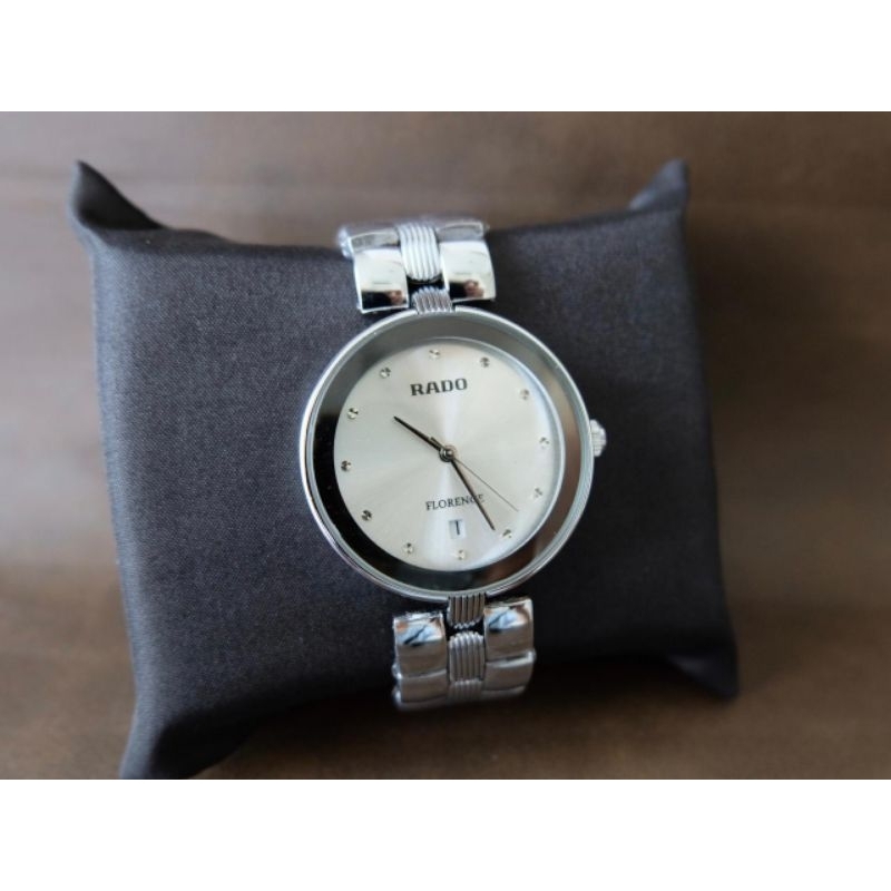 jam tangan wanita fashion NEW Rado rantai tanggal aktif DM3.3cm