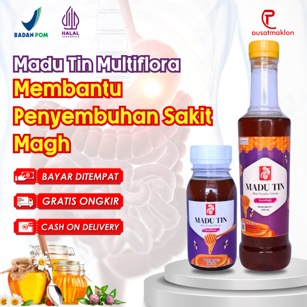 

MADU TIN ASLI MURNI MULTIFLORA SUPER PREMIUM 100% Alami Pure Natural Raw Honey Minuman Herbal Premium Kesehatan