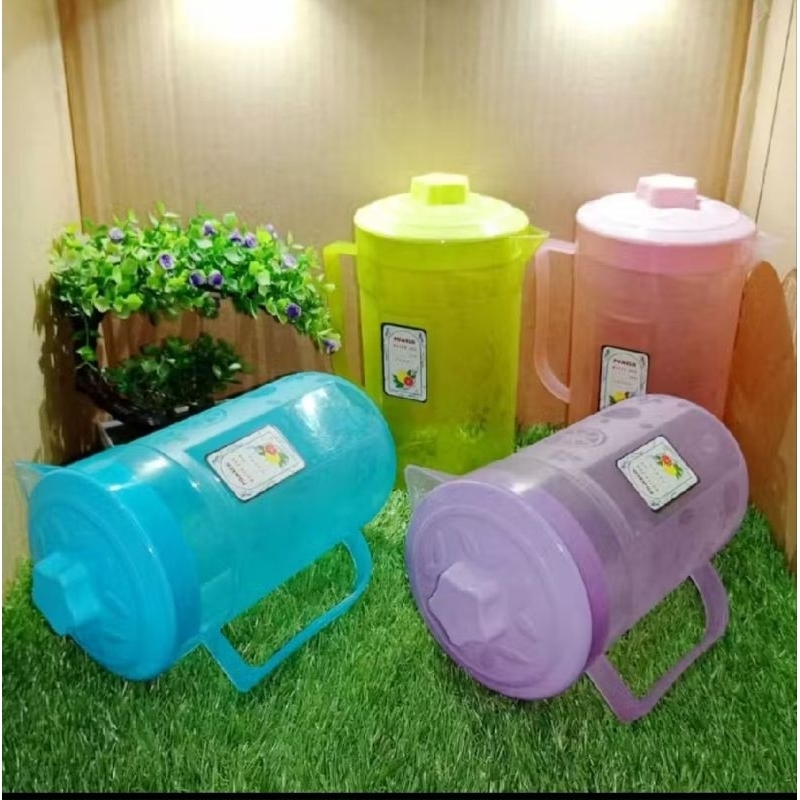 Teko/Eskan/Teko motif/Teko murah/Teko plastik/Teko warna/Teko Aesthetic 1400ml Allware