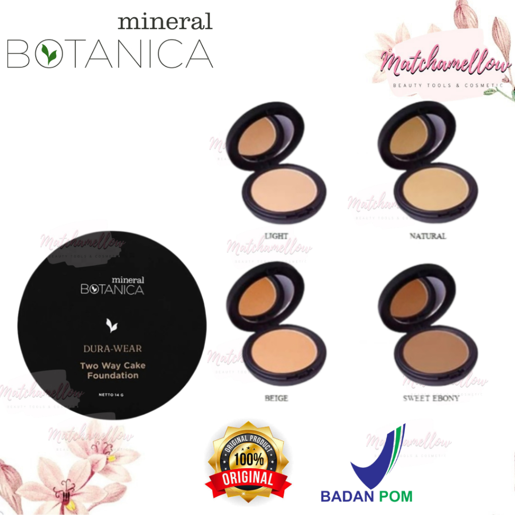 ❄️MATCHA❄️ MINERAL BOTANICA DURA WEAR TWO WAY CAKE FOUNDATION (TWC) EXTRA 20%