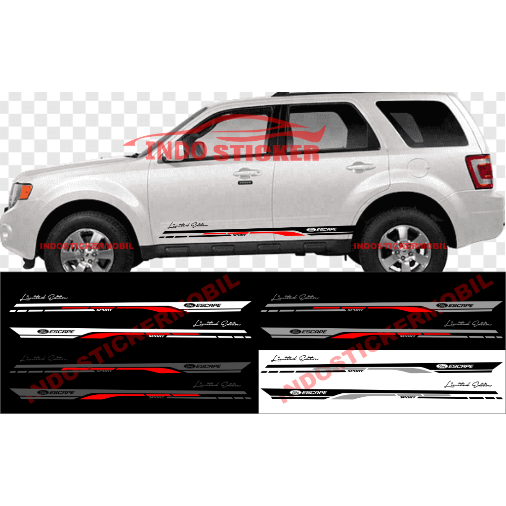 sticker mobil ford escape cutting stiker list mobil escape